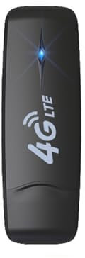 HOSAYA 4G LTE USB WiFi Modem Routeur 4G Portable avec Emplacement pour Carte SIM Mini Routeur Hotspot de Voyage Portable Haute Vitesse Débloqué Dongle 4G, Noir, 88mmx28mmx9mm