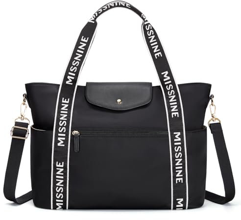Missnine Handtasche Laptoptasche Damen 15,6-Zoll-Laptoptasche Tote Bag Leichte Arbeitstasche Shopper Tasche Damen Große Kapazität Computertasche Büroreisen