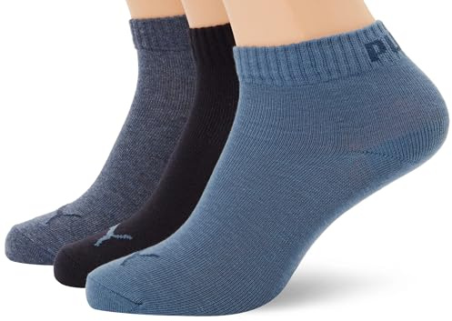 PUMA Unisex Quarter Plain Calcetines Unisex adulto (Pack de 5)