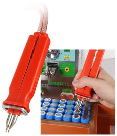 Soldador por puntos a batería, Pluma de soldadura Universal ajustable 709A 719A HB-70B for soldador por puntos de batería de litio 18650 + 5 pares de pines de soldadura pequeños para soldadura por pun