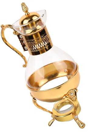 OKUMEYR Glass Pot Vintage Teapot Turkish Coffee Maker Hotel Pot European Style Serving