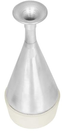 JEWEDECO Trompeten Dämpfer Horn Mute Für Üben Für Trompete Und Posaune Effektive Schallreduzierung Silberfarben