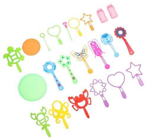 TOYANDONA 3sätze Bunter Seifenblasenstab Set Mit Seifenblasenmachern Für Draußen Große Und Kleine Bubble Zauberstäbe Für Kinderparty