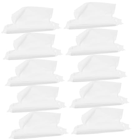 Nachfüllpackung Weiß Stück-Pack für 10 Papier Autotaschentücher | Geeignet für Sonnenblendenhalter, 30 Blatt Je Packung, für Fahrten und Innenraum