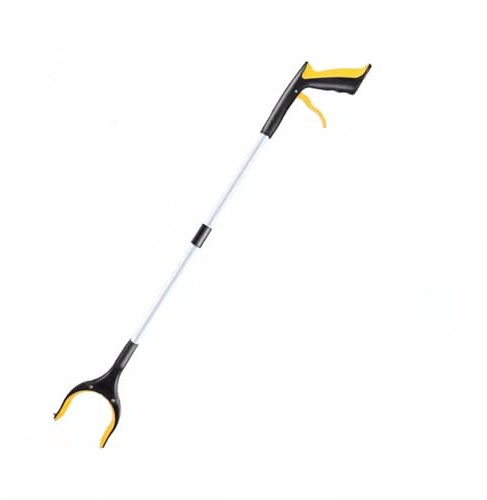 NIUSABOU Behinderte Handschellen, 32 Zoll Faltbarer Grabber Reacher 360 rotierender Backenmagnet Müllsammler Leichtgewicht Multicolor(D)