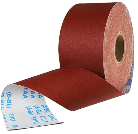 Unifizz Abrasive Sanding Roll 5 metres x 100mm Sandpaper Roll Polishing Tools 120 Grit
