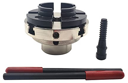 Drehbankfutter 4-Zoll-Zoll / 100 mm 4-Backen Selbstzentrierendes Holzdrehen Drehmaschine, Mini CNC-Drehmaschine Holzfutter-Chucks, Teile, Zubehör(Thread M33x3.5)
