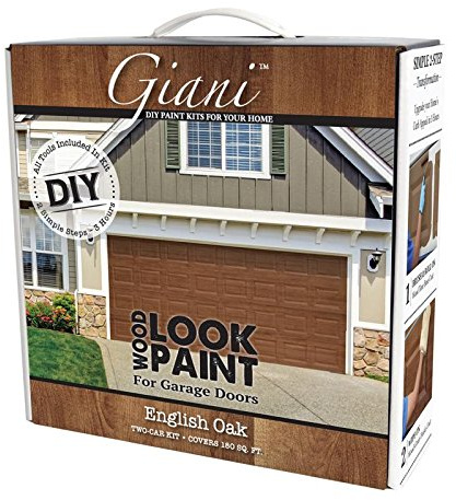 Giani Wood Look Paint Kit for Garage Doors (English Oak)