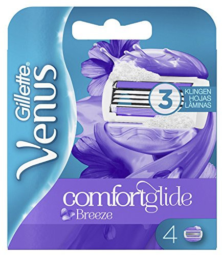 Gillette Venus ComfortGlide Breeze Rasierklingen Für Frauen, 4er-Pack