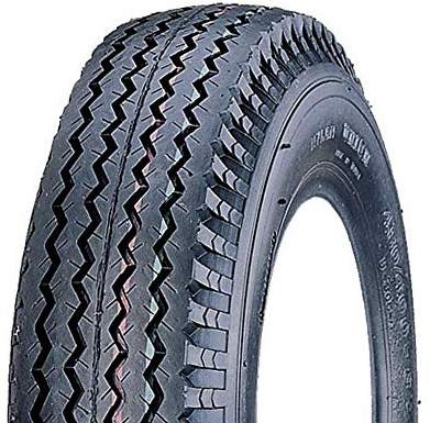 Union EGD10RIU Pneumatico COPERTONE 4.00-10 Rinforzato 6PR Gomma 69N per Ruota Carrello RIMORCHIO APPENDICE