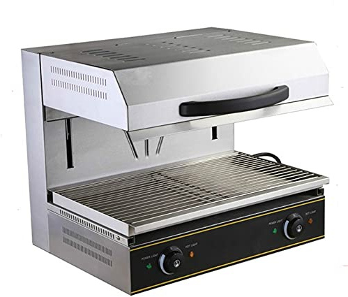 TECHTONGDA Stainless Steel Electric Lift-up Salamander Commercial Kitchen Equipment Barbecue Grill for Hotel Restaurant Supermarket West-food Restaurant and Food Trade 220v