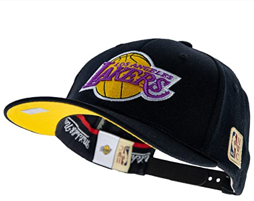 Mitchell & Ness NBA/HWC Classic Red Snapback, svart, Los Angeles Lakers, svart, one size