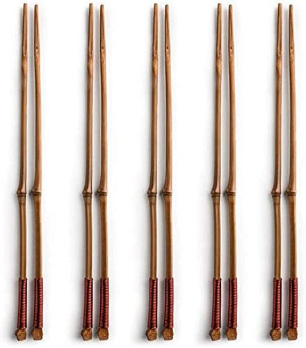 Bacchette, Bacchette Cinesi Lavabili Bamboo Viola in Stile Giapponese e Bacchette di bambù Phoebe, Bastoncini di bambù ecologici Naturali Non Dipinti (Color : NAN Bamboo)