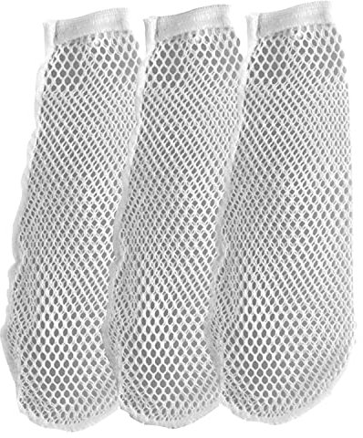 Nylon-Fusselfalle für Waschmaschinen-Ablaufsysteme und Entladungsschläuche – passend für alle Waschmaschinen (3 x Nylon-Samtsammler und 3 x Bindegurt)