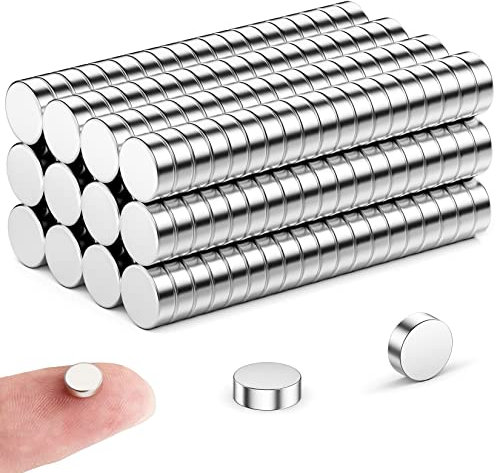 FINDMAG 50 Stück 6 mm x 2 mm Kleine Magnete Stark, Magnete für Magnettafel, Kühlschrankmagnete, Pinnwand Magnet Klein, Mini Magnet Kühlschrank, Whiteboard Magnets für Handwerk, Teilezusammenstellung