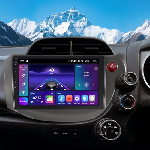 ACAVICA 10.1IPS Android 14 Car Radio Stereo for HONDA FIT JAZZ 2009-2013 Touchscreen Head Unit, Wireless CarPlay Android Auto 2+64GB Bluetooth in-dash Video WiFi USB DSP GPS SWC FM/RDS