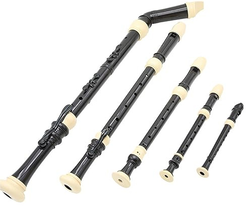 blockflöte Professionelles Blockflöten-Set, Superpitched-Sopran-Alt-Tenor-Bass, 8-Loch-Vertikalflöte, Dizi-Klarinette