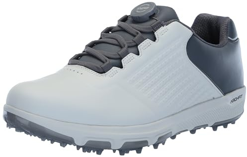 Skechers Go Golf PRO 6 SL Twist, Scarpe da Ginnastica Uomo, Gray, 46 EU