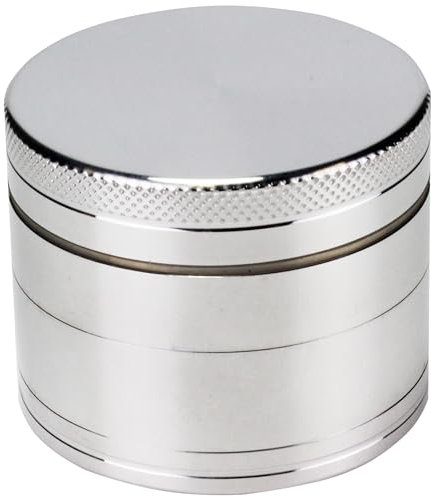 Aluminum CNC Grinder Size 50mm 4 Parts Silver