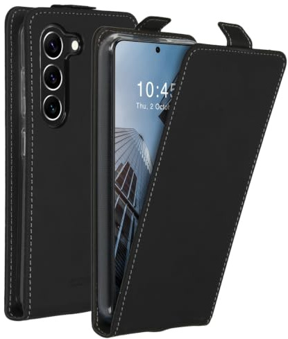 ACCEZZ Flip Hülle - Geeignet für Samsung Galaxy S23 - Schwarz