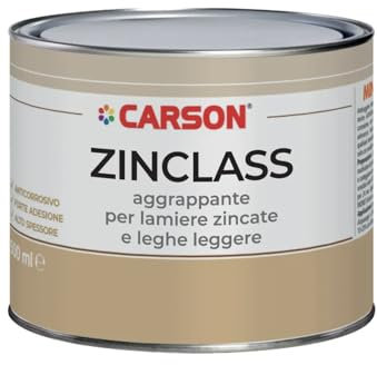 Colorificio Carson ZINCLASS Aggrappante per ferro zincato FORTE ADESIONE (500 ML)