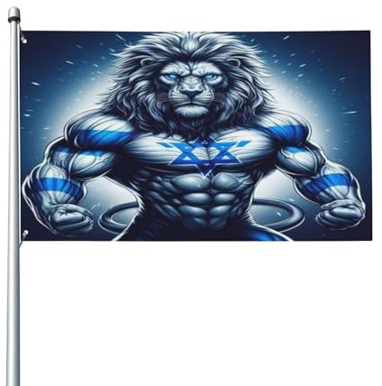Bandiera Della Palestina Israele Doppia Cucitura Bandiere Da Balcone Poliestere Bandiera Pirati Con Occhielli Flag 90X150Cm