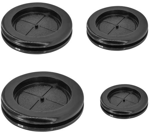 24 PCS Round Rubber Grommets,Double-Sided Wire Protection Rings