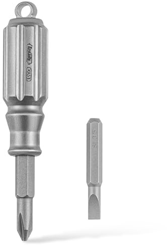 KeyUnity KA53 Magnetisch Torx Mini Schraubendreher Set,Schraubenzieher Klein mit 2 Bit,Reparatur Kit für EDC und alltägliche Reparaturen