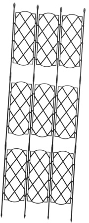 ibasenice Treillis pour Plantes Grimpantes Support Acier pour Jardin Terrasse Et Pelouse