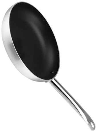 Generic 1pezzi Padella Antiaderente in Alluminio Per Cucinare Wok Per Appenderlo Design Ergonomico Impugnatura Facile Da Pulire e Usare