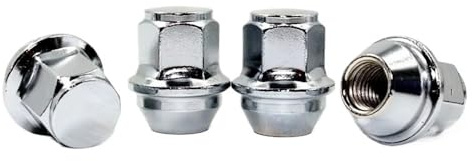 Radbolzen Kompatibel mit Ford für Focus für Fusion ACPZ1012H Chrom-Radmuttern CV6Z1012C CV6Z1012C CV6Z-1012-C CV6Z 1012 C