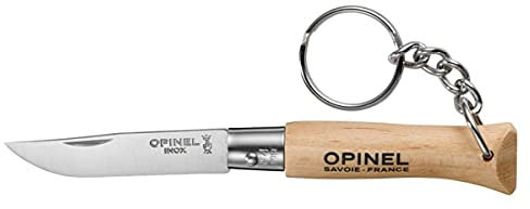 Opinel 81 x Klappmesser - OPINEL Keychain Nr. 4, Hartholz Braun