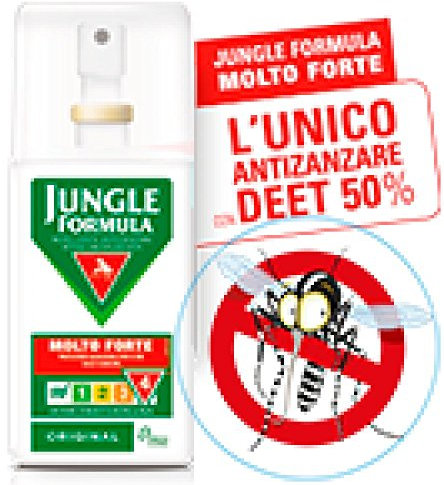 ( 2367 ) FARMAC-ZABBAN Jungle Spray antizanzare, Formula Molte Forte