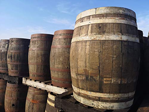 Scottish Oak Whisky Barrel - Wood Whiskey/Water Container Garden/Pub Function