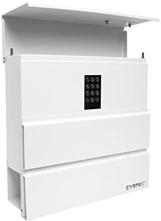 Cassetta postale Elettronica di Design - EVOPOST SLIM - Apertura SENZA CHIAVI - Ecommerce Box - Brevetto internazionale WIPO