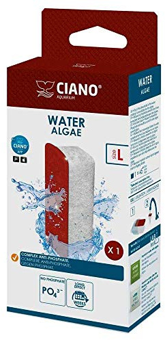 Ciano Große Filtermedienkartusche für CFBIO150 & CFBIO250 (Stoppalgen, groß) - 89g - Aquariumfilter-Ersatz, Wasseraufbereitung - Aquariumpflege, Fischbeckenpflege - Filterkartusche