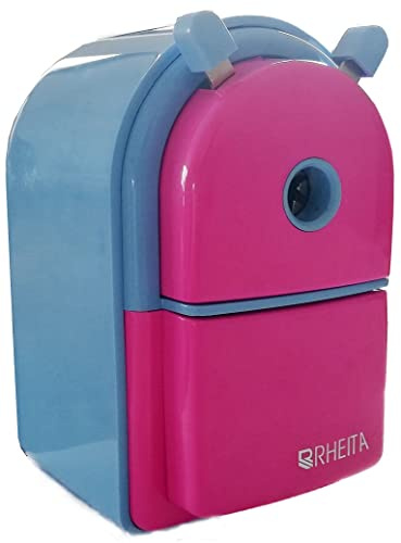 Rheita 0166-1 Jumbo-Spitzmaschine für Stifte bis 12 mm, mehrfarbig, individuell einstellbar inkl. Schraubzwinge
