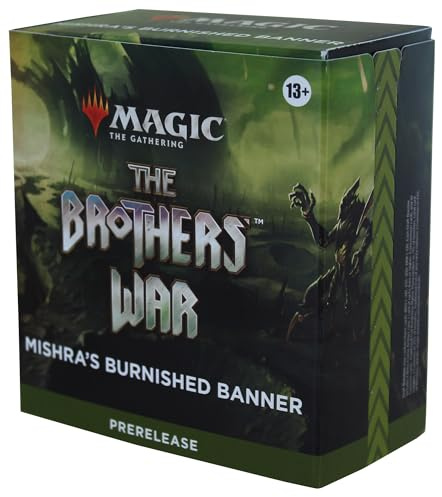 Magic: The Gathering The Brothers’ War Prerelease Pack Kit | 6 Booster Packs (91 Magic Cards)