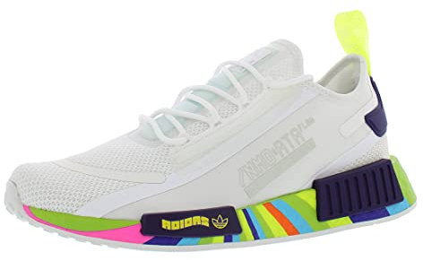 adidas Herren Adidas Nmd_r1 Off White B37619, Wei /Rot/Gr n/Gelb, 41.5 EU