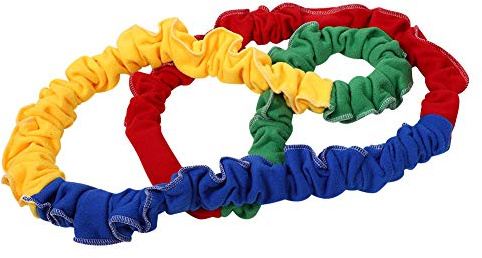 Allsmart strap large stretchy classroom 37×29×8 outdoor sport toy elasticity rope ruberr strap circle running push game sensory integration