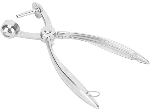 Deshuesador de Cerezas y Aceitunas, Herramienta de Cocina Portátil en Aleación de Aluminio, Removedor de Semillas