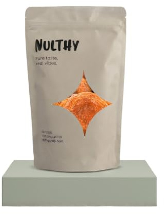 NULTHY Melocotón Deshidratado Sin Azúcar, 500g | Vegano, 100% Natural, Alto en Fibra