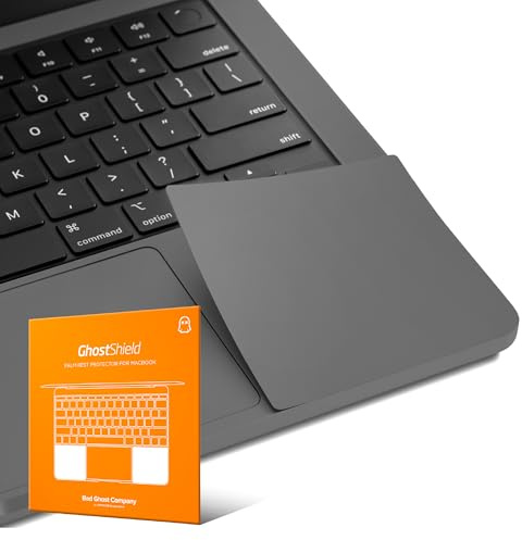 UPPERCASE GhostShield Premium-Handballenauflagen-Schutzhüllen-Set, schützt vor Kratzern und Abnutzung, kompatibel mit MacBook Pro 14 2024, 2023, 2021, M4/M3/M2/M1, Pro/Max (Weltraumschwarz)