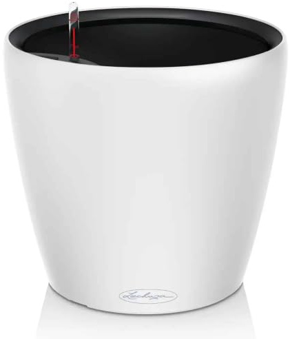 Lechuza-Gefäß mit Bewässerungssystem Classico Color LS 43 weiß | 14290