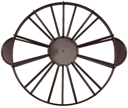 LNQ LUNIQI Round Cake Portion Marker,10 or 12 Piece Cake Slice Marker Equal Portion Cutter Double Sided Cake Portion Marker Baking Tool for Household Kitchen DIY Cooking Cake Dividing（Coffee）
