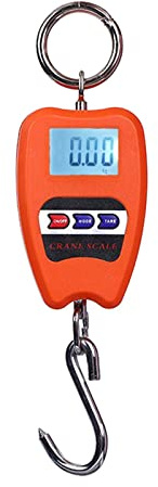 NGCG Báscula colgante digital de 200 kg, báscula de peso colgante para pesca, caza, pesca, báscula digital de grúa, báscula colgante industrial resistente