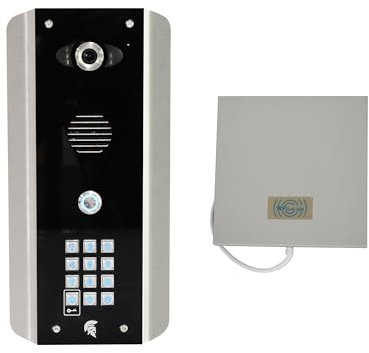 AES PRAE-IP-ABK Praetorian IP Intercom with keypad - black architectural model Wifi Intercom