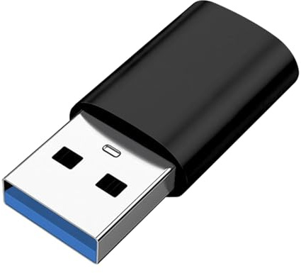 Adaptador Tipo C Hembra a USB 3.0 Macho, Adaptador USB A a C, convertidor Tipo C, convertidor Tipo C Hembra a Macho Adaptado Transferencia de Datos de Alta Velocidad para Cargador USB de Laptop