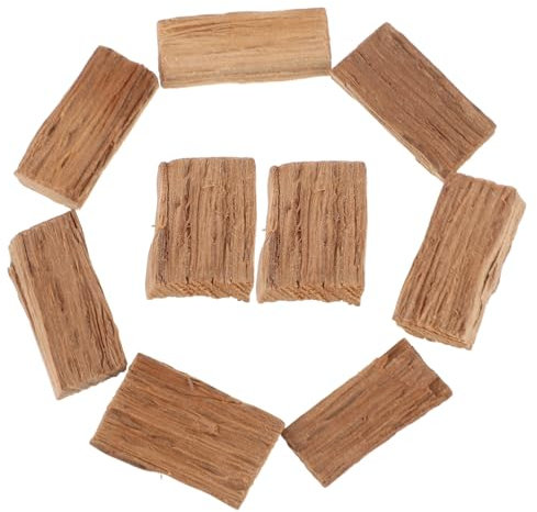 Holibanna Mittlere Geröstete Eichenchips Für Heimbrauen Von Rotwein Und Whisky Hochwertige Eichenholzspäne Zur Verbesserung Von Aroma Und Geschmack Zubehör Für Weinherstellung Und Reifung