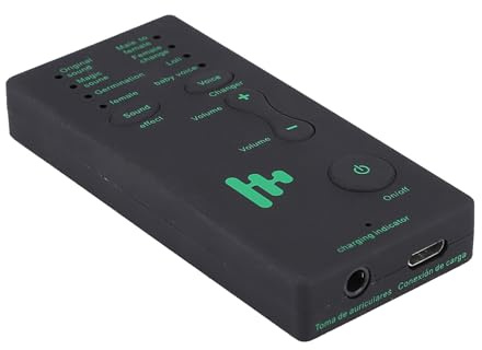 Portable Voice Changeur Live Broadcast Broadcast Sound Card pour les Téléphones Mobiles et les PC - Transformez Votre Voix Instantanément avec 4 Effets Sonores - pour le Jeu, le Chant et le Chat en